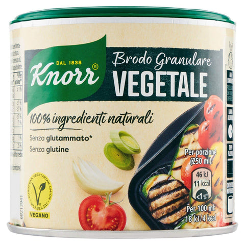 KNORR brodo granulare vegetale veggie granulierte Brühe Vegetarisch 1x135g Original italienisch Feinkost