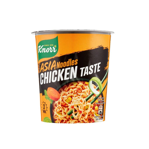 Knorr Nudeln & Pasta Knorr Asia Noodles POLLO Chicken Taste 8x 63 g italienisch Original