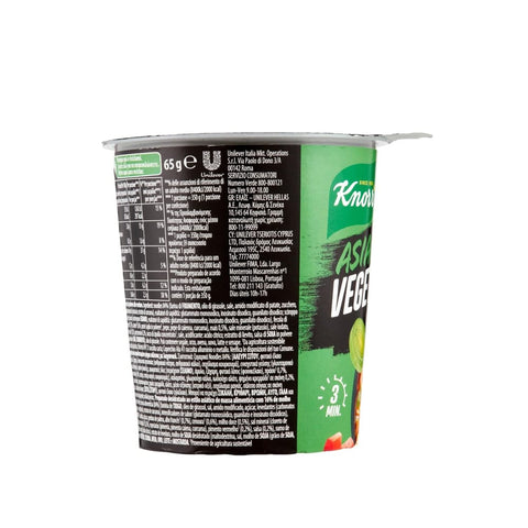 Knorr Nudeln & Pasta Knorr Asia Noodles VERDURE Vegetable 8x 63 g + 65 g italienisch Original