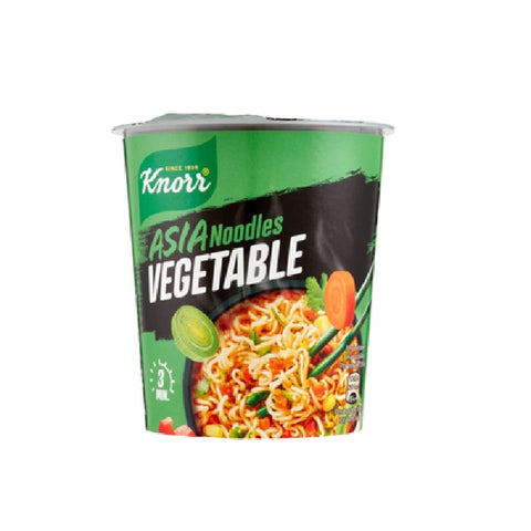 Knorr Nudeln & Pasta Knorr Asia Noodles VERDURE Vegetable 8x 63 g + 65 g italienisch Original