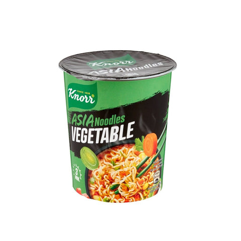 Knorr Nudeln & Pasta Knorr Asia Noodles VERDURE Vegetable 8x 63 g + 65 g italienisch Original