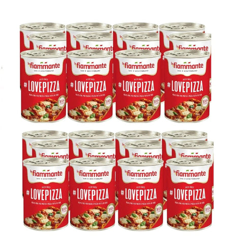 LA FIAMMANTE Gemüse LA FIAMMANTE #LOVEPIZZA Polpa Fine Tomaten für Pizza 100% 24er Pack à 400g italienisch Original 8001737100225