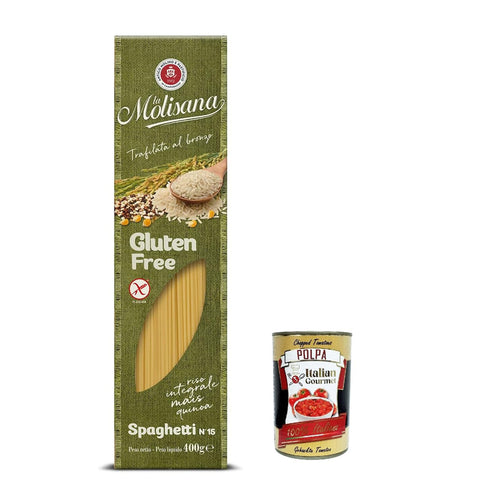 La Molisana Spaghetti n. 15 Senza glutine Gluten frei Pasta mit voller Reis Mais und Quinoa gluten free 10x 400 g italienisch Original