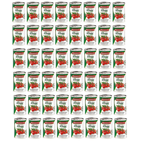 La Torrente Pomodorini Interi Dorini ganze Kirschtomaten Tomaten sauce aus Italien 48x400g Original italienisch