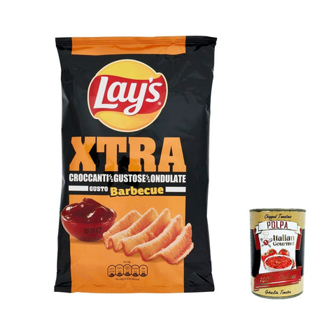 Lay's XTRA GUSTO BARBECUE Chips Patatine Kartoffelchips gesalzen Kartoffel chips 3x110g Original italienisch Snack