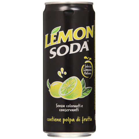 Lemon Soda Set 24 Lemonsoda Dose 33 cl Softdrinks für Partys, Mehrfarbig, Einheitsgröße, 7920 italienisch Original