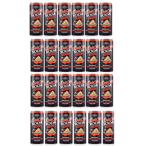 Lemonsoda Energy Drinks Lemonsoda Spritz Kohlensäurehaltiges Erfrischungsgetränk mit Orangensaft, 24 x 33 cl