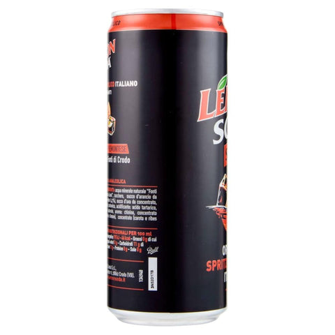 Lemonsoda Energy Drinks Lemonsoda Spritz Kohlensäurehaltiges Erfrischungsgetränk mit Orangensaft, 24 x 33 cl