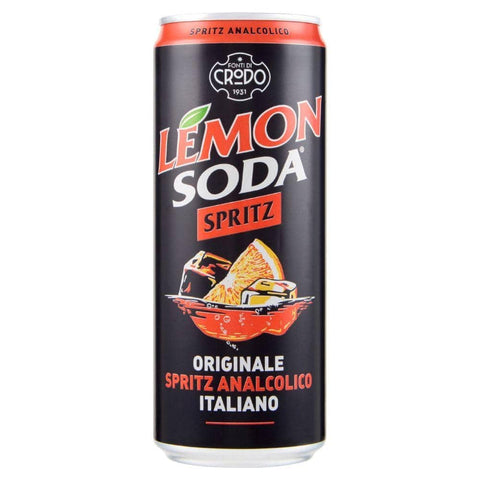 Lemonsoda Energy Drinks Lemonsoda Spritz Kohlensäurehaltiges Erfrischungsgetränk mit Orangensaft, 48 x 33 cl