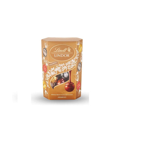 Lindt Lindor Box Assortito Pralinen mit milch / weiße / dunkle Schokolade 200g italienisch Original