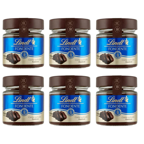 Lindt Crema Spalmabile al Cioccolato Fondente Streichcreme Streichfähige Creme aus Dunkler Schokolade und Fettarmer Kakao 200 g Glas italienisch Original
