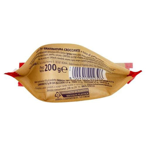 Lo conte Brot 4x Lo conte Le Farine Magiche Pangrattato grosso Grobe Semmelbrösel für knuspriges Gratin 200 g 8009355002396