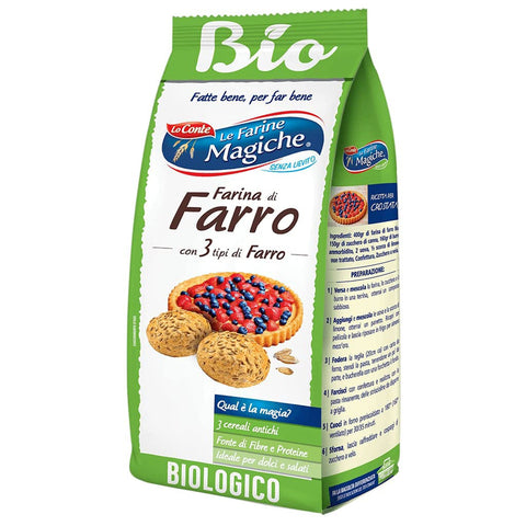 Lo Conte le farine magiche farina di farro Dinkelmehl 500 g Brot italienisch Original