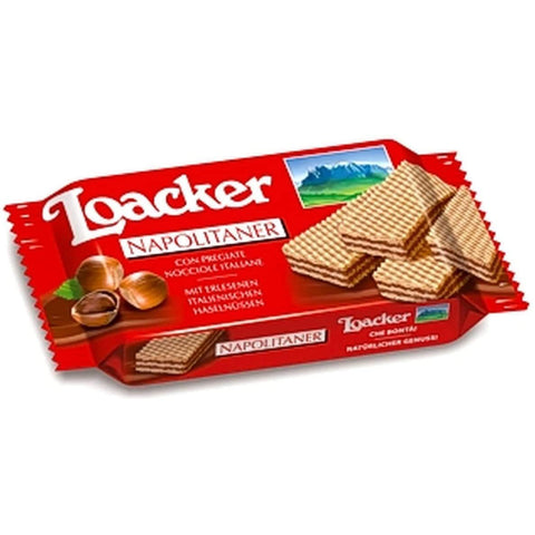 Loacker Classic Würfel Haselnuss reigel kekse Waffeln Napolitaner 12x45g Original italienisch