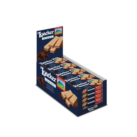 Loacker Waffeln creme-kakao (Packung mit 25 Stueck) 45 g italienisch Original Kekse