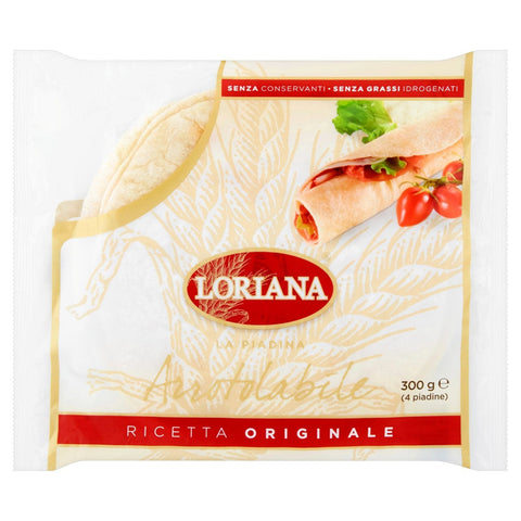 Loriana Piadina zusammenrollbar - [Packung mit 14] 300 g Original italienisch
