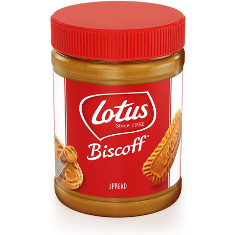 Lotus Biscoff Crema spalmabile Streichcreme auf Basis von Biscoff Cookies 1x400g Original italienisch Kekse
