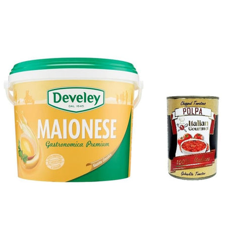 Maionese Classica Gastronomica Salsas Maionese Classica Gastronomica premium Premium klassische gastronomische Mayonnaise 5kg Original italienisch inkl. Italian Gourmet Polpa 400g 8032804040014