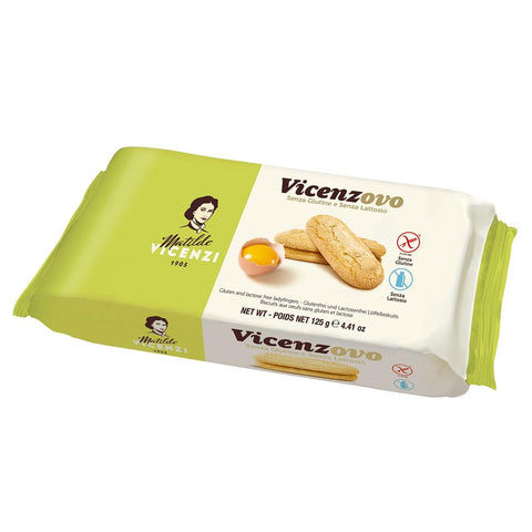 Matilde Vicenzi Kekse Matilde Vicenzi Vicenzovo senza glutine Glutenfrei kekse für Tiramisu 125g Original italienisch 8000350005795