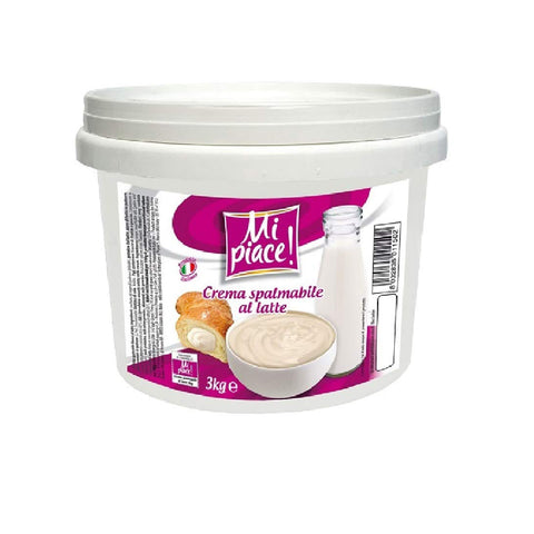 Mi Piace Crema al Latte Milchcreme Brotaufstrich Aufstrich 3 Kg italienisch Original