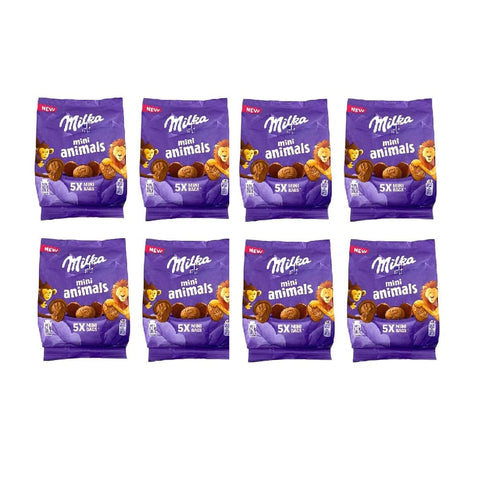 Milka Kekse 8x Milka Mini Animals Mini-Tierkekse