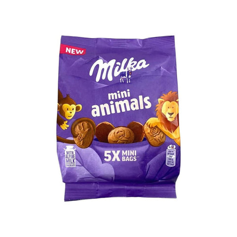 Milka Kekse 8x Milka Mini Animals Mini-Tierkekse