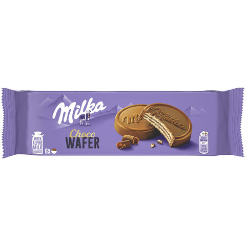 Milka Galletas Milka Choco Wafer Barquillo Rellena De Chocolate Con Leche 180gr italienisch Original