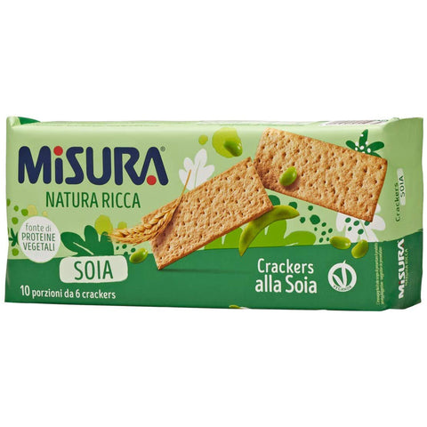 Misura Soia Crackers Cracker mit Soia 6x400g Original italienisch Snack