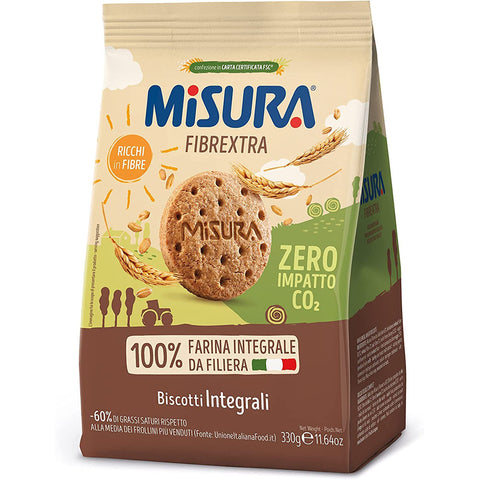 Misura Fibrextra Vollkornkekse 330 G italienisch Original