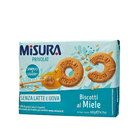 Misura Privolat kekse mit Honig ohne Milch & Eier biscuits cookies 1x400g Original italienisch