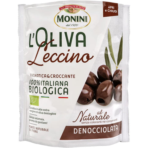 Monini DIE OLIVE Monini Leccino schwarz entsteint. 100 % natürlich biologisch 150 6x italienisch Original