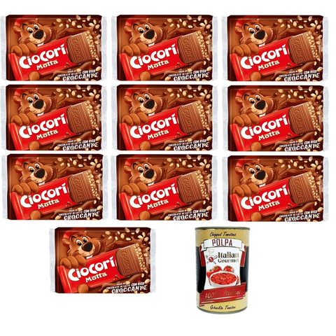 Motta Ciocori' Riegel Motta Ciocori' Motta Ciocori' di Cioccolato a Latte con Riso Croccante Ciocorì Milchschokoladen- mit knusprigem Ciocorì-Reis 10x110 g italienisch Original + 8032804040014