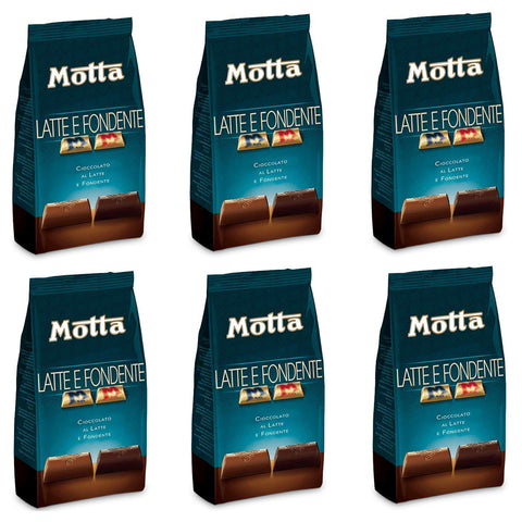 Motta Latte e Fondente Cioccolatini Milch und dunkle Pralinen Italienische Schokolade 6x150g Original italienisch Kekse