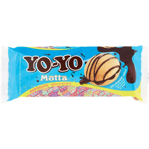 Motta Yo merenda gefüllte Zwischenmahlzeit 6 Snacks 6x 210g italienisch Original