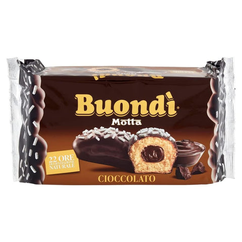 Motta Kekse Motta Buondì Cioccolato Snack Dolce da forno con farcitura al cioccolato Süßer Snack Backwaren mit Schokoladenfüllung ( 6 x 46 g ) 276 g italienisch Original 8014037008634