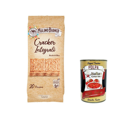 Mulino Bianco Crackers Mulino Bianco Crackers integrali 100% vollkorn Salzgebäck kekse 500 g gesalzen, reich an Ballaststoffen italienisch Original 8032804040014