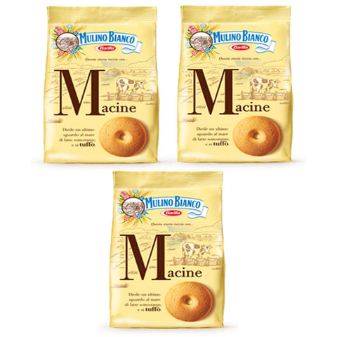 Mulino Bianco Kekse Macine Italien biscuits cookies kuchen brioche 3x350g Original italienisch