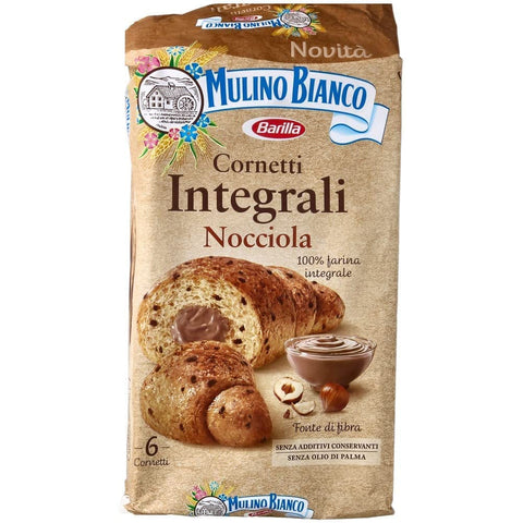 Mulino Bianco Cornetti Integrali Nocciola Haselnuss Kuchen Vollkorn 6x Original italienisch