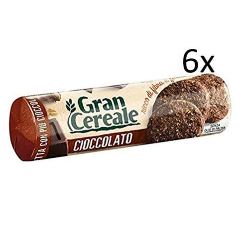 Mulino Bianco Gran Cereale Schokolade Fasern kekse Multi Cerealien 6x 230g Original italienisch