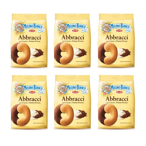 Mulino Bianco Kekse Abbracci Italien biscuits cookies kuchen brioche 6x700g Original italienisch