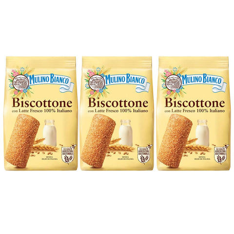 Mulino Bianco Kekse Mulino Bianco Biscottone Italienisches Mürbegebäck mit Zucker 700g (Biscottone, x3) Original italienisch 5905141652857