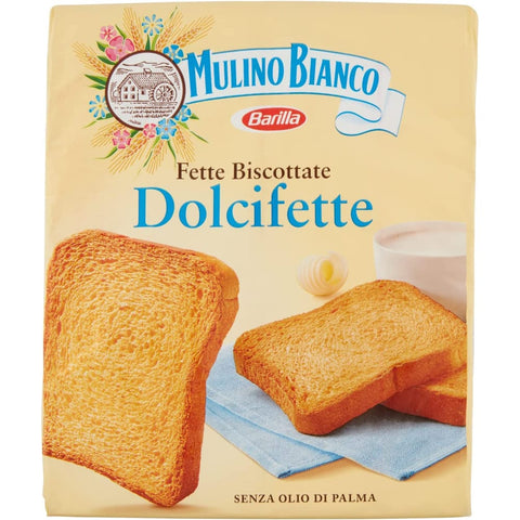 Mulino Bianco Kekse Mulino Bianco Fette biscottate Le Dolcifette 315 g kekse Zwieback brot italienisch Original 8076809568319