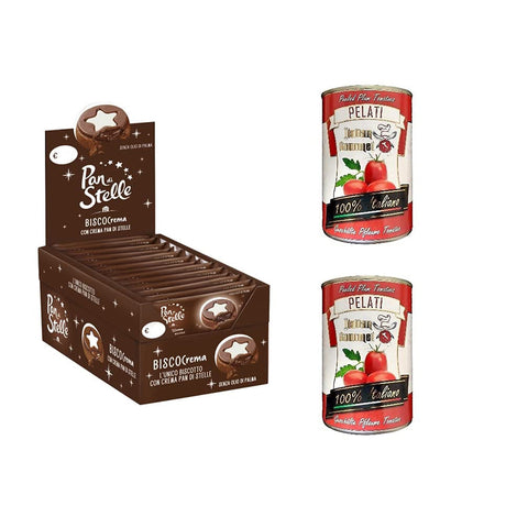 Mulino Bianco Pan di stelle Biscocrema Espositore mit sahne Italien biscuits cookies Aussteller 24x28g italienisch Original