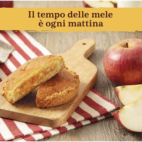 Mulino Bianco Kekse Mulino Bianco Tartelle Cuor di Mela Törtchen mit 100% Äpfeln Biskuit und Mürbeteig ohne Palmöl und ohne 16x 288g italienisch Original 8076809581394