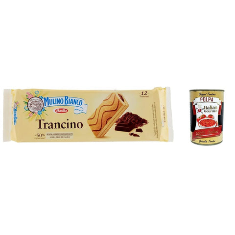 Mulino Bianco Kekse Mulino Bianco Trancino Kuchen Frühstückssnack breakfast snack, 396 g Kekse italienisch Original 8076809542760