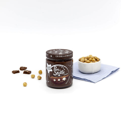 Pan di Stelle Crema Spalmabile Haselnuss Streichfähige Creme Sahne 1x480g Original italienisch Aufstrich