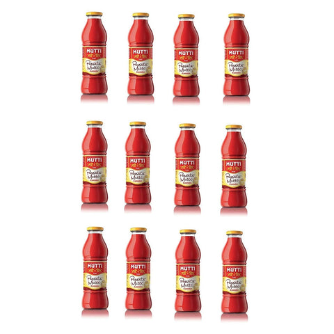 Mutti Passata di Pomodoro Tomatenpaste Tomaten sauce 100% 12x700g Original italienisch