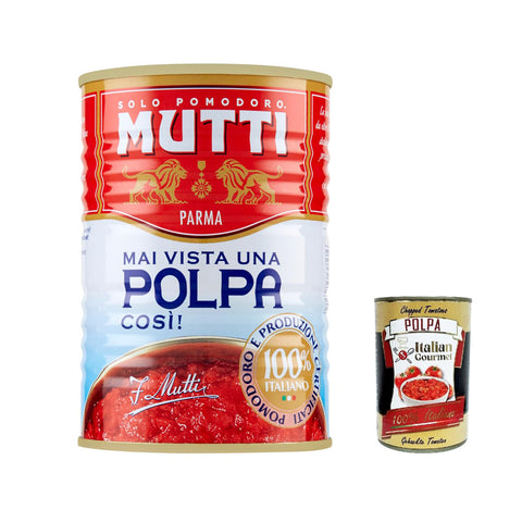 Mutti Tomato Pulp Tomato Sauce 100% 400 12x Original italienisch
