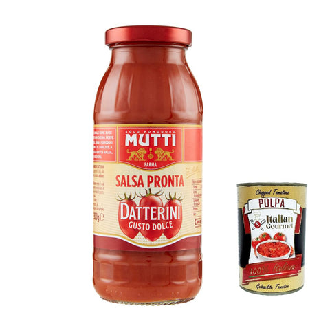 Mutti Salsa Pronta Pomodoro Datterini sauce,Tomatensauce 100% Italienisch 300 g Gemüse Original