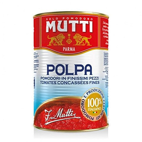 Mutti Tomatenpulpe Tomaten sauce 100% in 6x400g Original italienisch